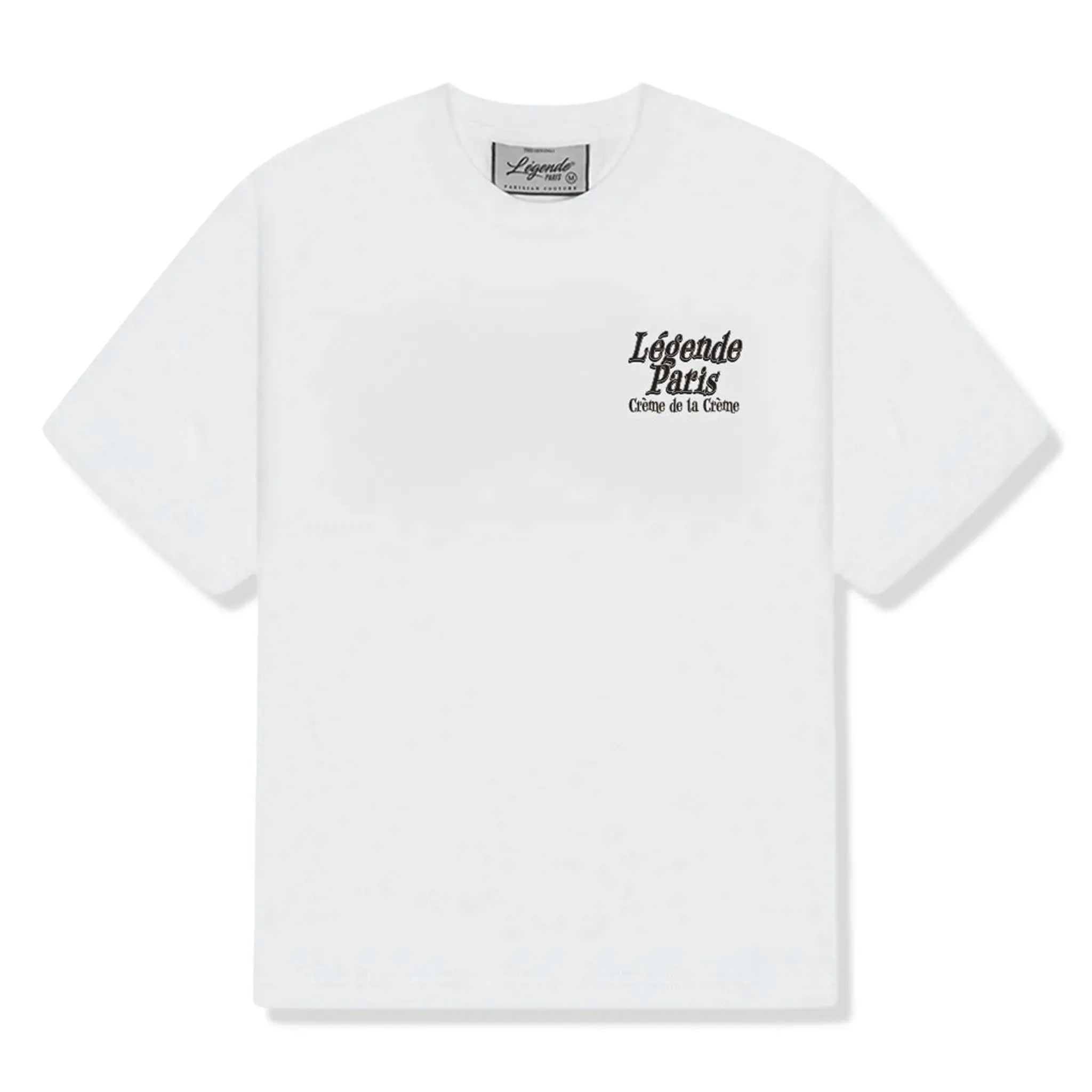 Front View of Légende Paris Creme De La Creme White T Shirt